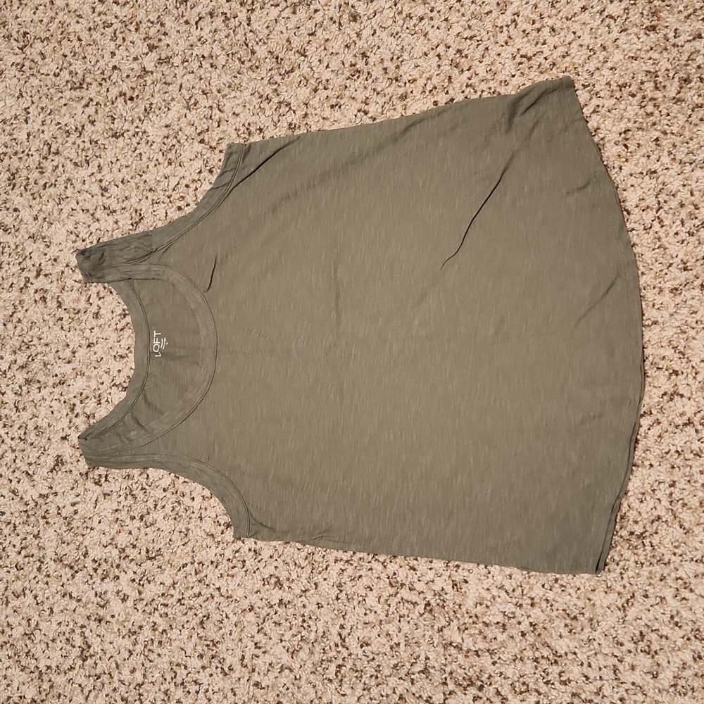 LOFT GREEN TANK TOP
